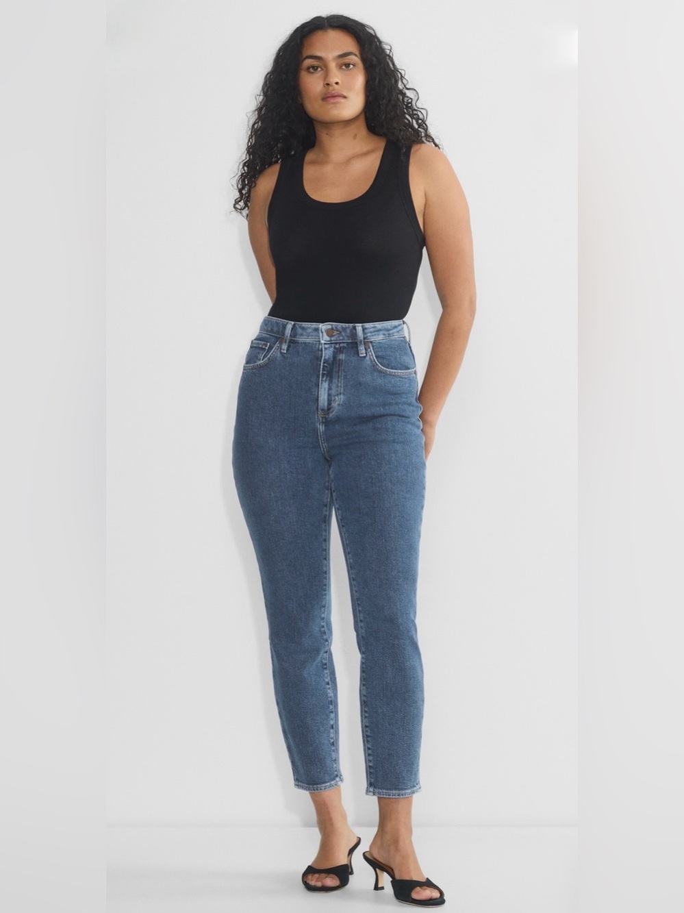 Denim Forum Nyla Hi-Rise Curve Love Skinny Jean